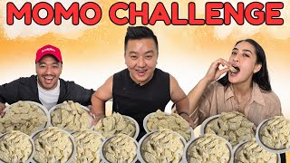 Fastest 150 momo eating challenge but there's a twist