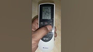 Gree Ac Remote Control Settings #shorts #airconditioner