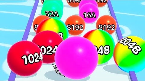 Ball Run 2048 💸🎱🏀 MAX LEVELS!! All Levels Gameplay Walkthrough Android, iOS NEW UPDATE