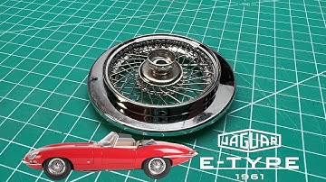 Agora Models Build the 1961 E-Type Jaguar 1:8 Scale - The Spokes and Rim - Part 1