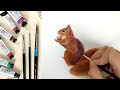 Watercolor Painting Study - Squirrel