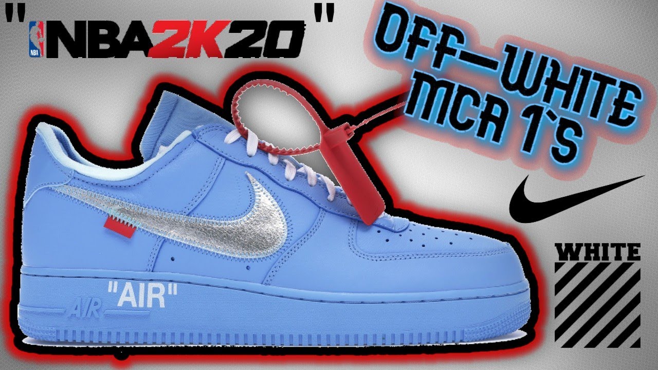 off white air force 1 nba 2k20