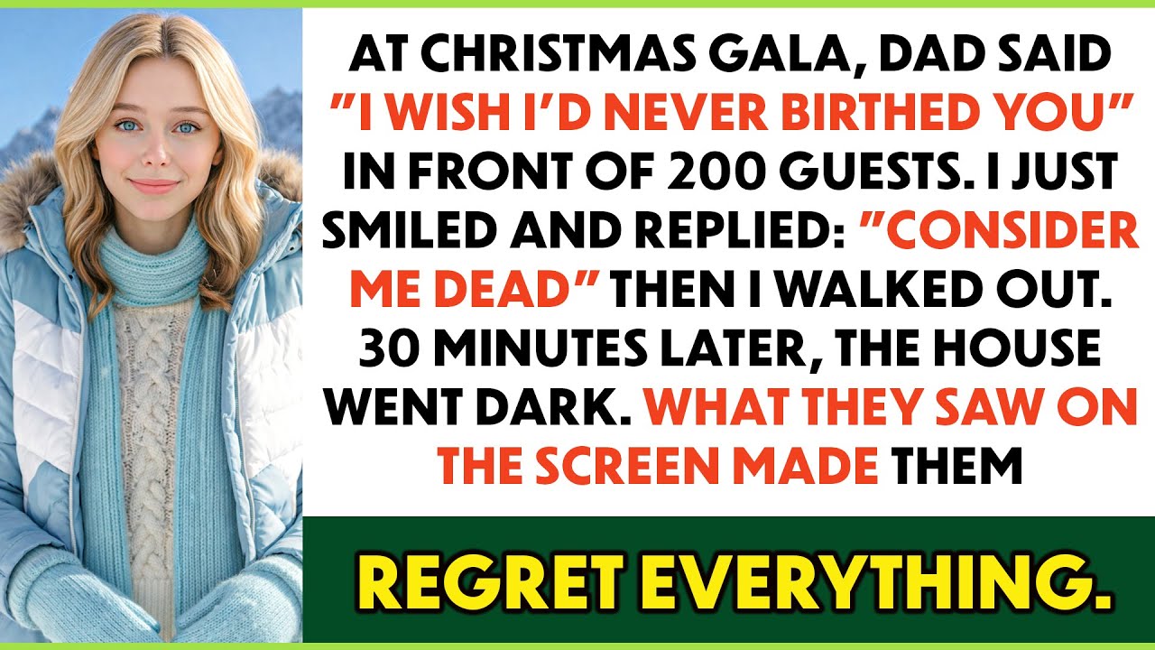 Dad Said “I Wish You Were Never Born” And I Just Smiled And Walked Out At Christmas Party....