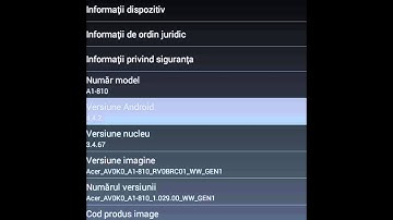 Acer Iconia A1-810 with unlocked bootloader and rooted