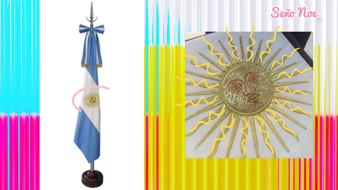 PARTES DE LA BANDERA DE CEREMONIA NACIONAL ARGENTINA!!!