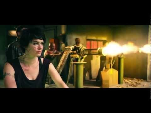 Dredd - Machine gun scene (HD)