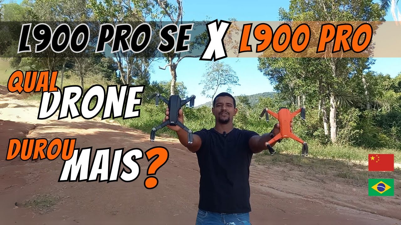 SUPER COMPARATIVO !... Drone L900 Pro VS L900 Pro SE.  Voo incrível com 2 drones!   QUAL É O MELHOR?