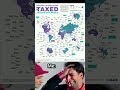 The tax in the world by country🚀 🌍👈#geography #shorts