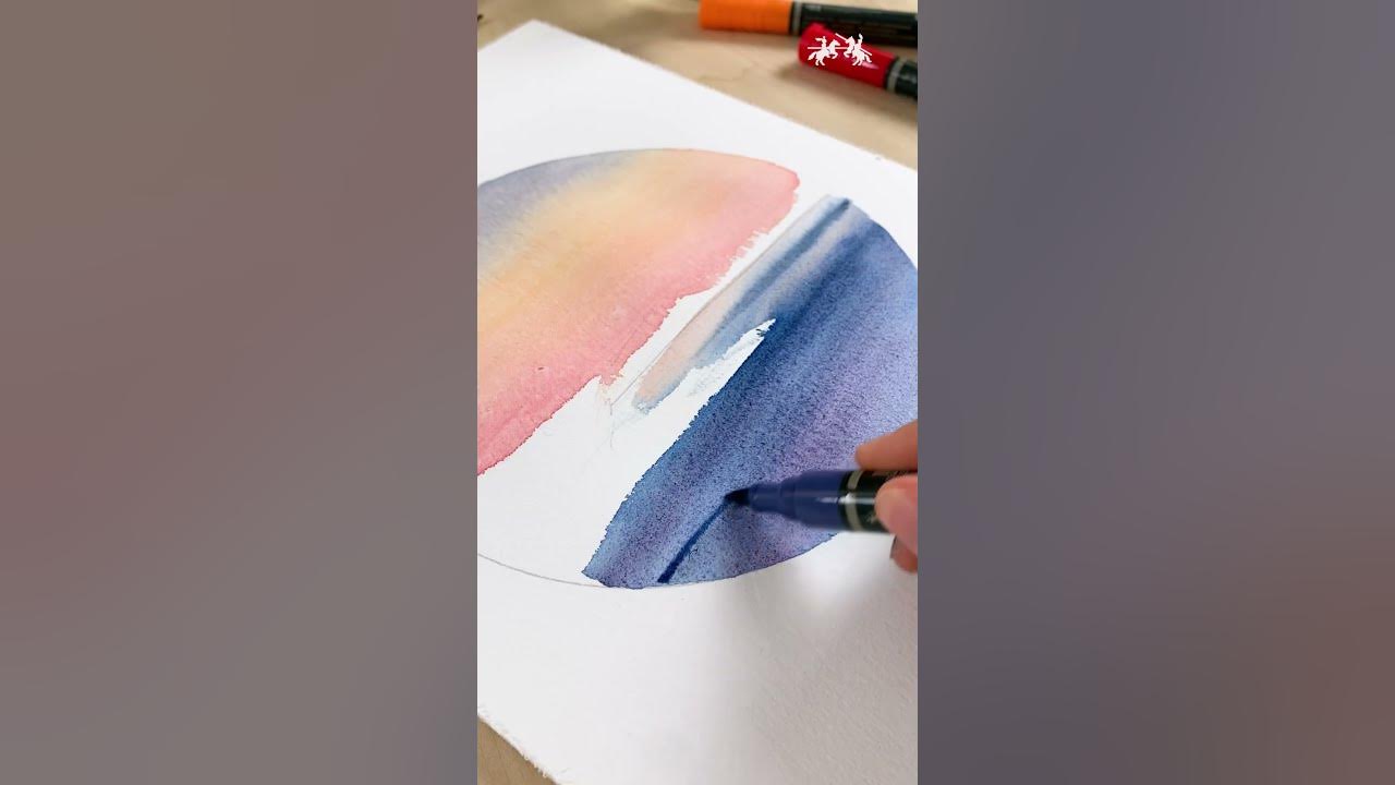 Trying Watercolor Markers for the first time! - Faber Castell Watercolour  Markers Review 