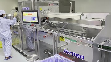 A line combined with Blistering, Pillowpacking, Cartoning, Stretch Banding and Case Packing