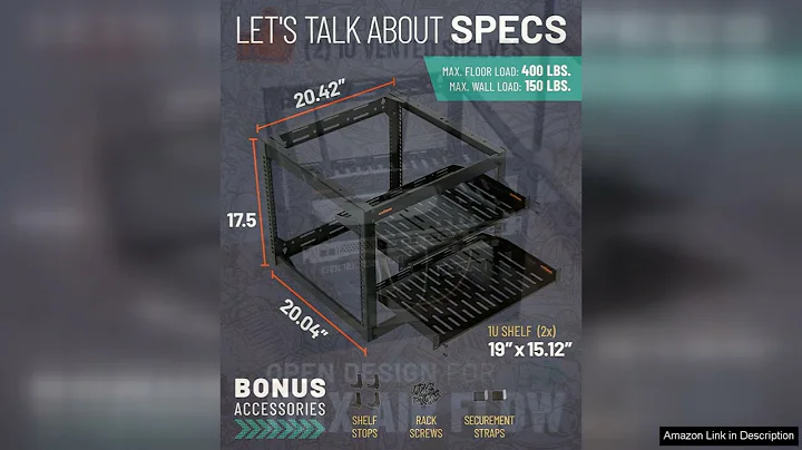 ECHOGEAR 10U Network Rack Wall Mountable Heavy Duty 4 Post Design Review