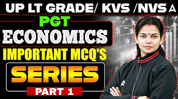 PGT ECONOMICS Important MCQ