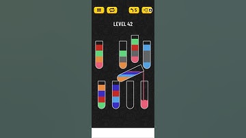Water Sort Puzzle Level 42 #shorts