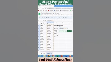 Unique & COUNTIF Function in Excel & Google Sheets | Quick Tutorial #Shorts