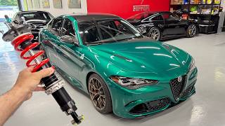 Alfa Romeo Giulia QV Custom Coilovers Being Developed