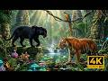 Amazon Rainforest Wildlife 4K 🦜 Relaxing Jungle Animals with Peaceful Nature Sounds