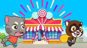 Talking Tom Candy Run Big Update - Walkthrough Gameplay Part 1 - Android iOS