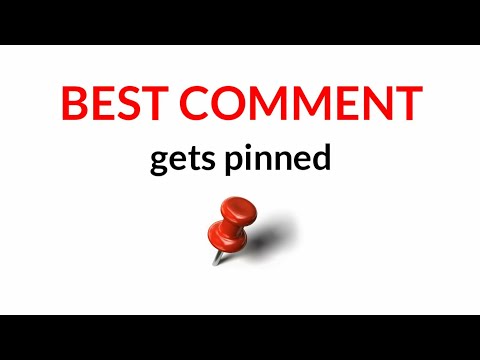 best comment gets pinned - best comment gets pinned