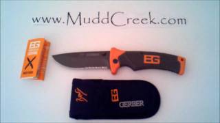 Bear Grylls Survival Gerber Folding Sheath Knife Review by MUDD CREEK