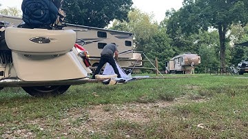 Time lapse Setup of the Field Candy Indian Motorcycle 2-person tent