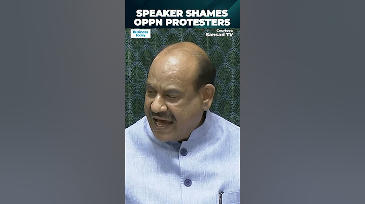 Speaker Om Birla Slams Opposition’s Protests In The Lok Sabha ‘Well’, Adjourns House Till 2 Pm