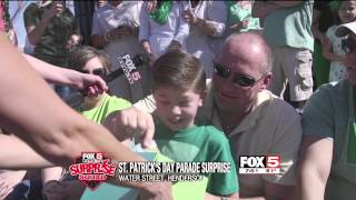 FOX5 Surprise Squad: St. Patrick's Day Surprise 2015