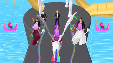 BRIDAL RUSH! game MAX LEVEL 🌈💕👸 Gameplay All Levels Walkthrough iOS Android New Game Mobile 3D