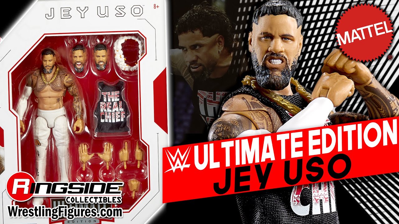 WWE Figure Insider: Jey Uso - Mattel WWE Ultimate Edition 22 Wrestling Figure THE REAL CHIEF YEET!