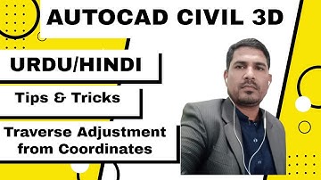 Traverse adjustment in autocad civil 3D, Analyze Traverse Closure report in autocad, #surveytraverse