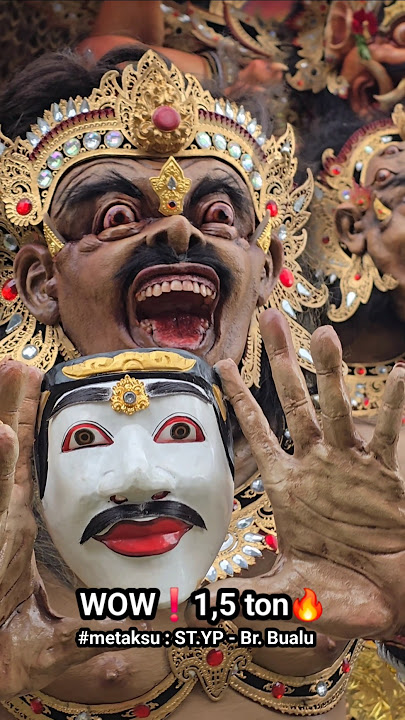 Ogoh-ogoh 1,5 ton karya ST. Yowana Pratyaksa, Br. Bualu 🔥❤️🙏🏼 #metaksu #ogohogoh2025 #ogohbadung