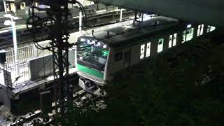 【貴重】代走のE233系 快速海老名行 かしわ台駅発車