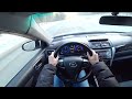 ЕДУ НА TOYOTA CAMRY - ВИД ОТ ПЕРВОГО ЛИЦА!