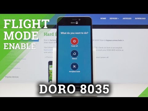 How to Enable Airplane Mode in DORO 8035 – Flight Mode