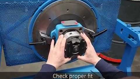 How to change the sense of rotation on a Vickers hydraulic vane pump.