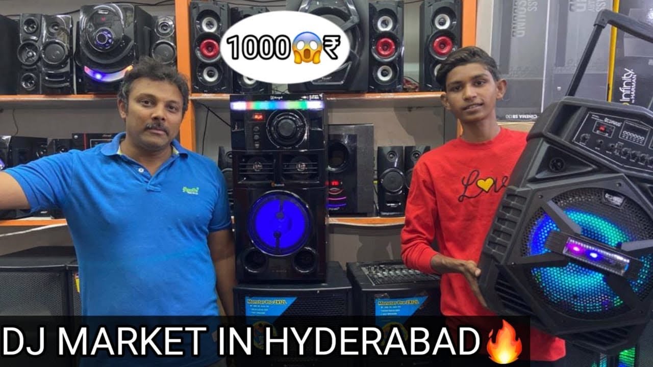 Dj Speakers🎧market In Hyderabad Jbl Speaker Sound Box Market Koti