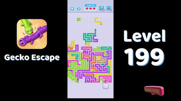 Gecko Escape Level 199 Walkthrough 🦎 | Puzzle Game Solutions & Tips | SolutionGuruji