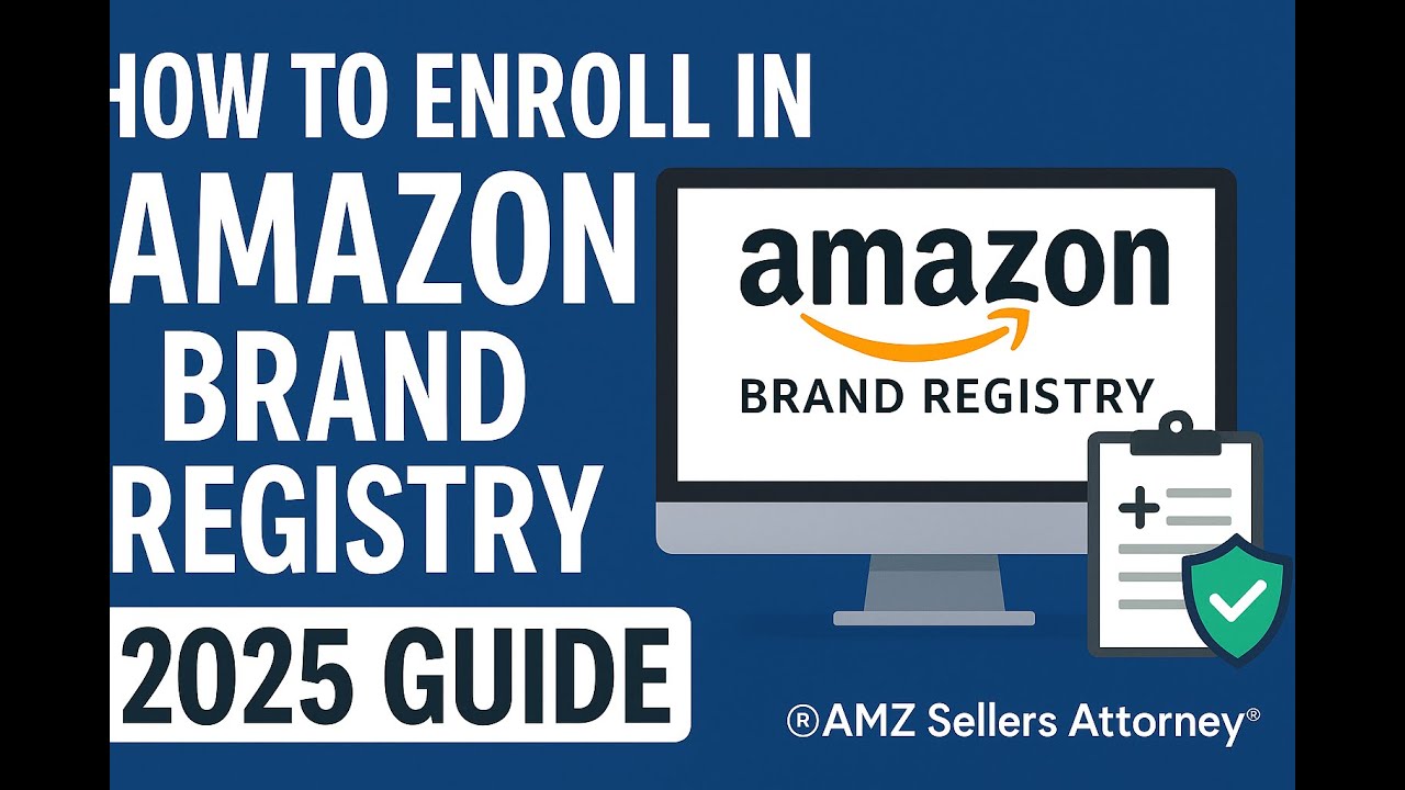 🛑 How to Enroll in Amazon Brand Registry and Stop Amazon Listing ...