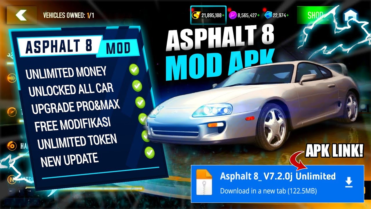 🚀TUTORIAL🚀] Asphalt 9 Legends Mod Apk v4.2.0g - Unlimited Money