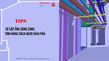 TIPS FOR REVIT MEP #8: TẠO NHANH CẶP ĐƯỜNG ỐNG SONG SONG