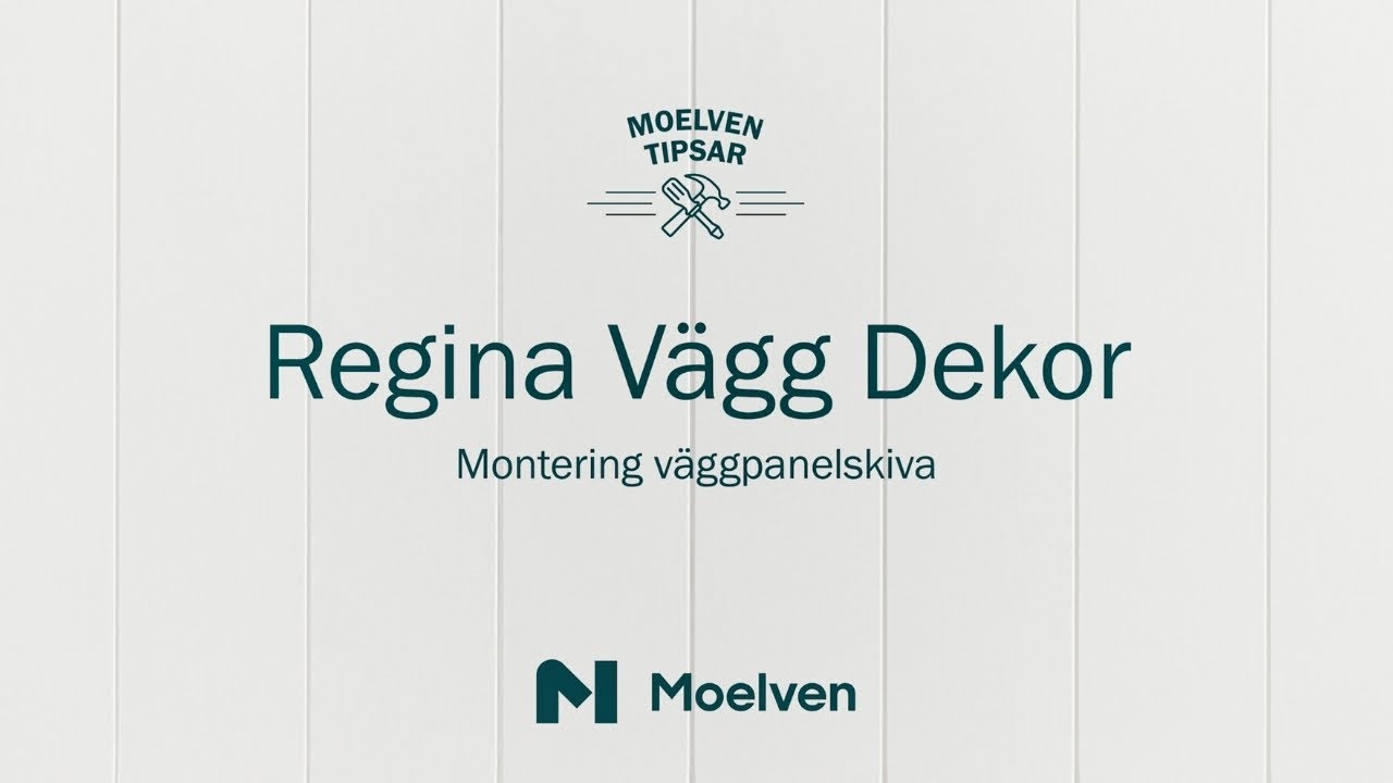 Montera Regina Vägg Dekor – panelskivor i MDF. - YouTube