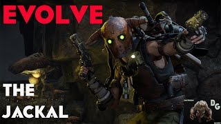 THE JACKAL VS METEOR GOLIATH:evolve gameplay
