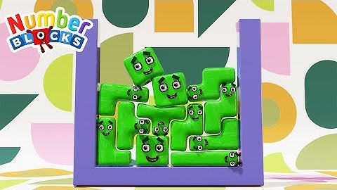 NUMBERBLOCKS Softbody Tetris FOUR (SATISFYING)