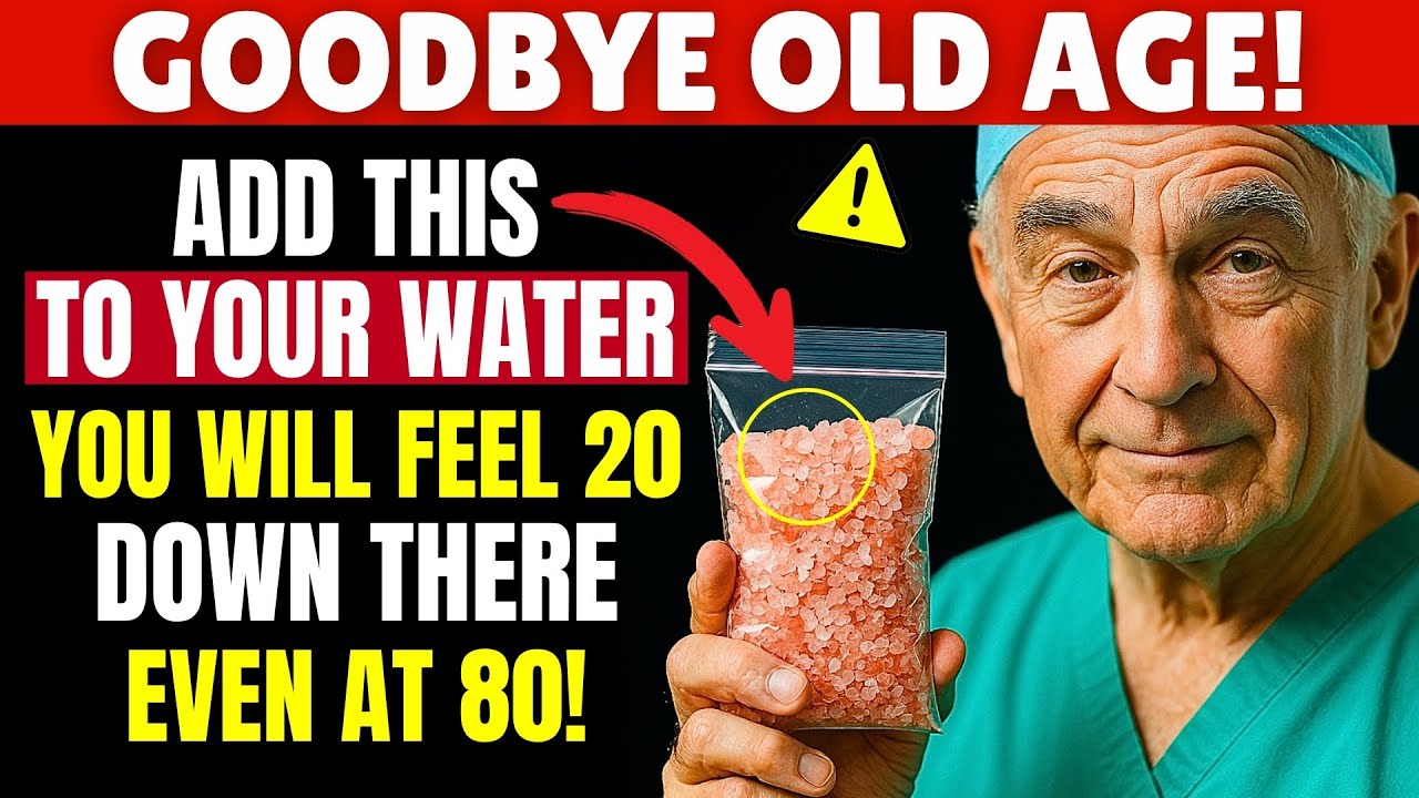 Stop Drinking Plain Water! ADD Trace Minerals for Powerful Circulation After 50 | Senior Health Tips