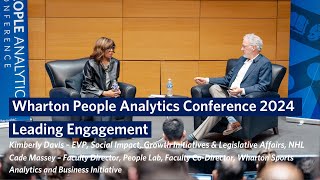 Leading Engagement with the NHL's Kimberly Davis - Wharton People Analytics Conference 2024