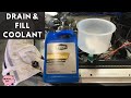 Drain &amp; Fill Coolant | Bleed Air from Coolant System