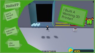 I Built A Working 3D Printer! (Build A Boat)