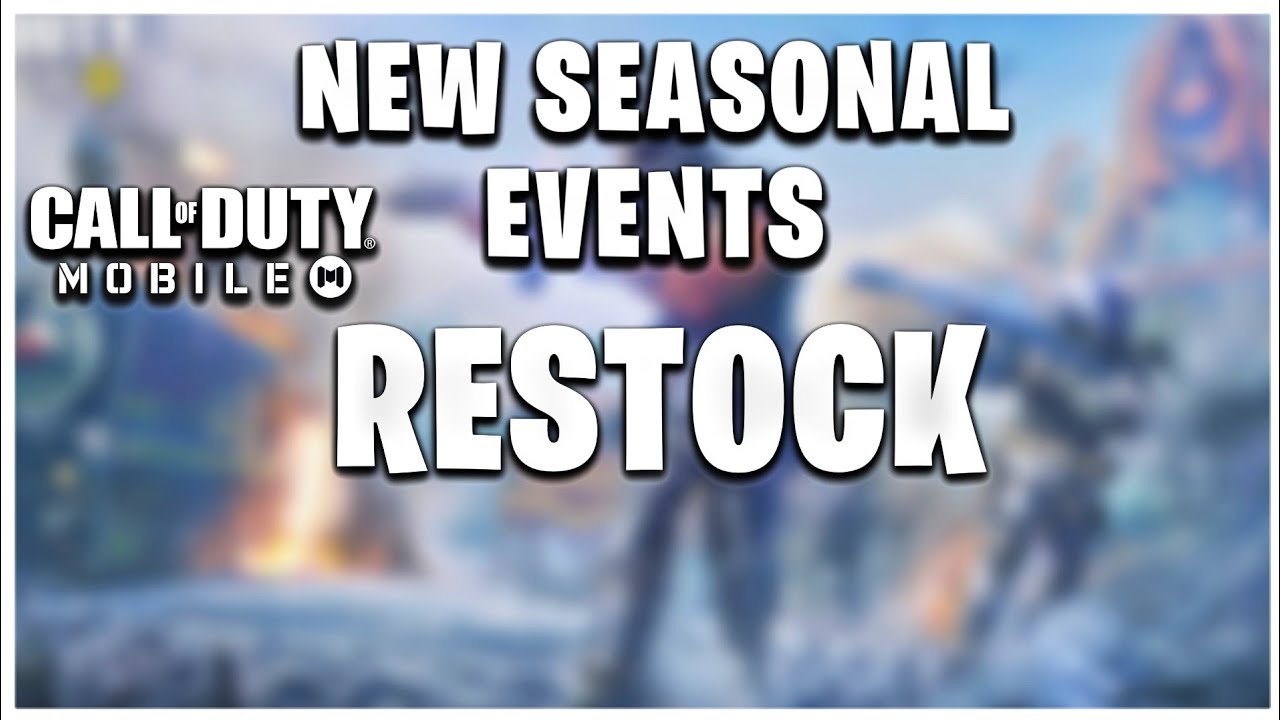 COD MOBILE! How To Complete New Seasonal Event Restock in COD MOBILE ...