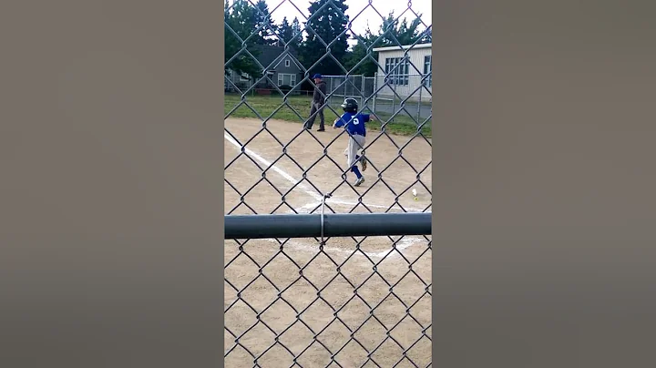 Miles hits a home run!