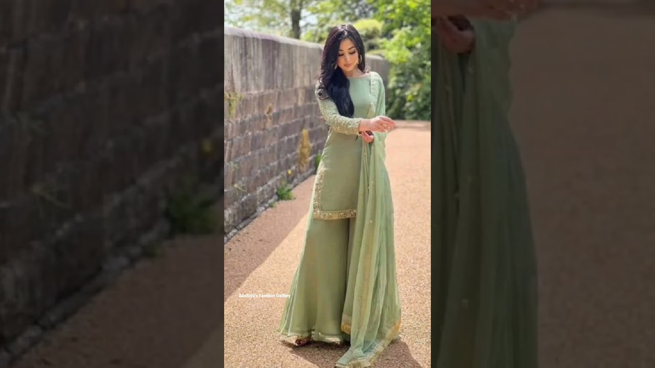 ✨😘 Pastel 💚 colour sharara suit designs ll Aashiya's Fashion Gallery