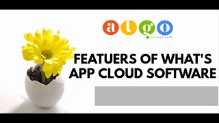 HOW TO USE WHATSAPP CLOUD SOFTWARE  /ALGO TECHNOSOFT /ALGO SOFTWARE screenshot 4